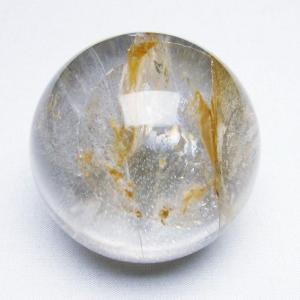 2.4Kg 虹入り ヒマラヤ水晶 丸玉 125mm t718-3454 : 銀座東道 天然石