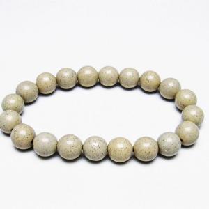 台湾産 北投石 天然ラジウム効果 ブレスレット 14mm t538-2428 : 誠安
