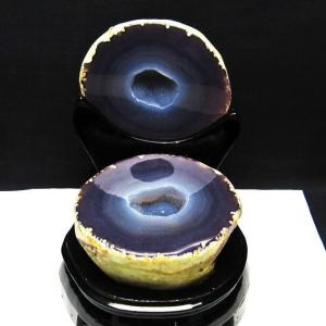 1.6Kgパワーストーン 天然石 ペア水晶トレジャーメノウ t604-7545
