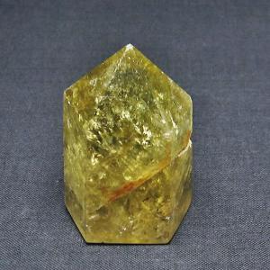 虹入り シトリン水晶 六角柱 t98-1916 : 誠安天然石専門店 - 通販