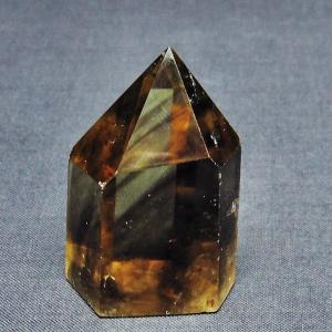 スモーキークォーツ 六角柱 煙水晶 7.1Kg 台座付属 送料無料 一点物
