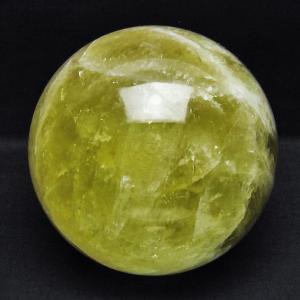 シトリン(天然)黄色水晶 丸玉 100mm 台座付き 天然石 パーワーストーン