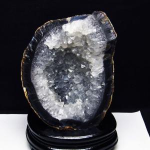 4.3Kg メノウ 原石 カルサイト共生 t640-2234 : 誠安天然石専門店