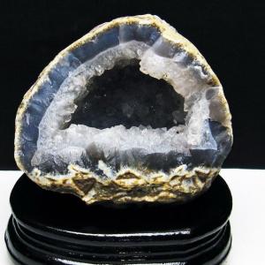 モリオン クラスター 黒水晶 原石 台座付属 一点物 送料無料 182-8427