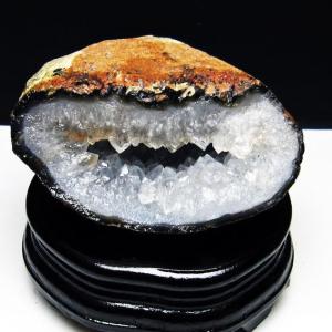 4.3Kg メノウ 原石 カルサイト共生 t640-2234 : 誠安天然石専門店