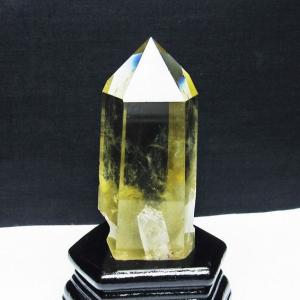 スモーキークォーツ 六角柱 煙水晶 7.1Kg 台座付属 送料無料 一点物