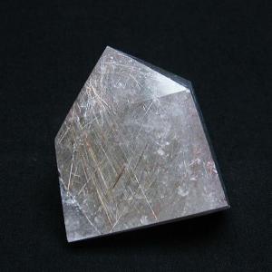 ルチルクォーツ 六角柱 ゴールドタイチンルチル t725-2591 : 誠安