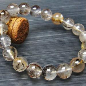 パワーストーン 天然石 ガーデンクォーツ（庭園水晶）ブレスレット17mm