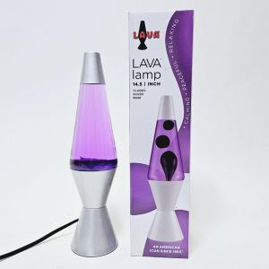 2121]ラバライト Pink Wax Purple Liquid Silver Base / Lava Light