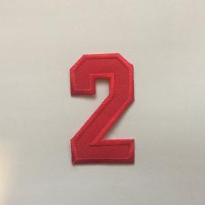 ワッペン 数字 刺繍 大 送料無料 アイロン アップリケ 文字