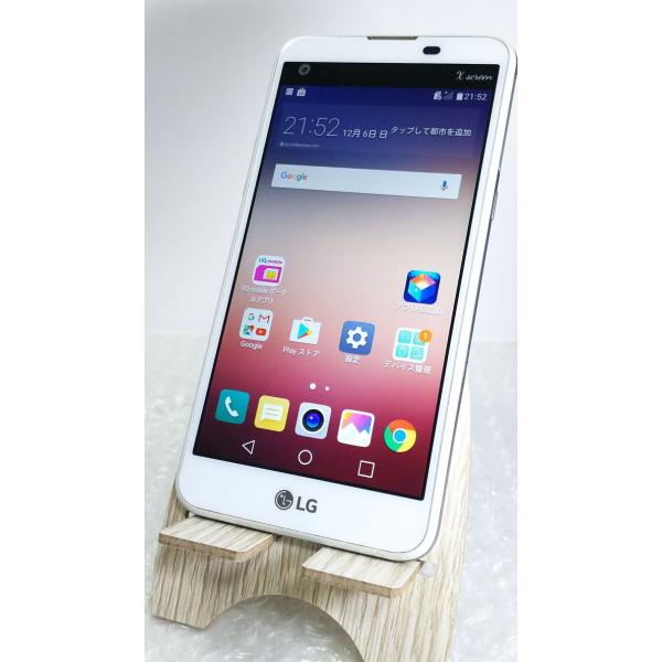 LG電子 LG X screen LGU31 LGK500J White UQ版 本体 白ロム SI...