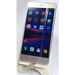 UQ Huawei P9 LITE Premium  GOLD ゴールド VNS-L52 16GB 本体 白ロム SIMロック解除済み SIMフリー 美品 585980｜hsmtoys-p