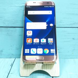 docomo Galaxy S7 edge SC-02H ピンク 本体 白ロム [訳あり] SIMロ...