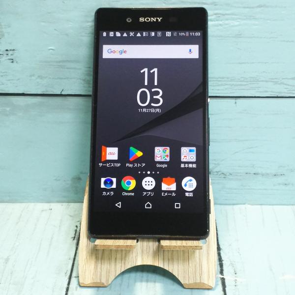 SONY au Xperia Z4 SOV31 Black 本体 白ロム SIMロック解除済み SI...