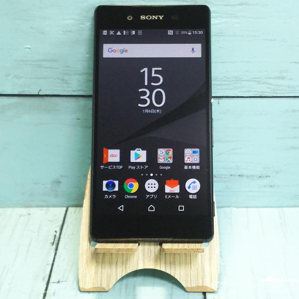 SONY au Xperia Z4 SOV31 Black 本体 白ロム SIMロック解除済み SI...