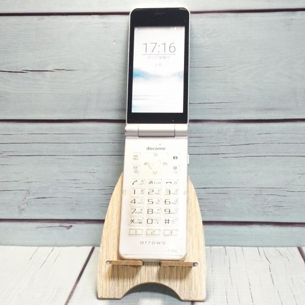 docomo arrows 富士通 ケータイ F-03L シルバー 本体 白ロム SIMロック解除済...