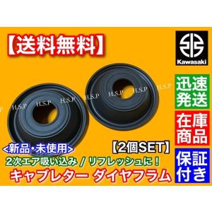 カワサキ エリミネーター250 LX SE　キャブレター ダイヤフラム ゴム単体 2個　純正互換 オ...
