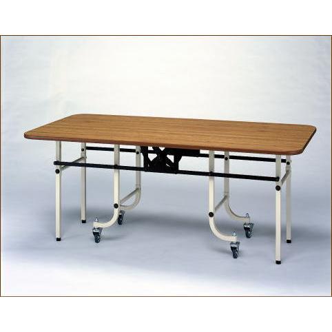 折りたたみ作業台EX　折りたたみ作業テーブル　アイボリー：立ち仕事用（HIRANO）小型900×18...