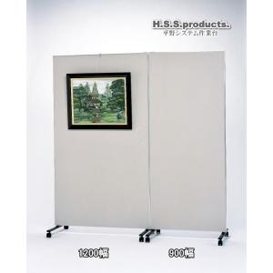 背の高いロング大型展示板（パーティーション）アートギャラリークロス仕様　１２００×２１００｜hss-products