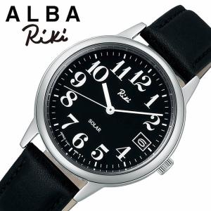 SEIKO ALBA 腕時計 セイコー アルバ 時計 リキワタナベ RIKI WATANABE ユニセックス ブラック AKPD027｜hstyle