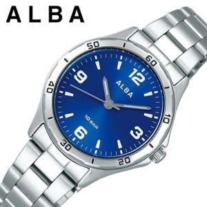 セイコー 腕時計 SEIKO 時計アルバ ALBA レディース 腕時計 ブルー  AQQK409｜hstyle
