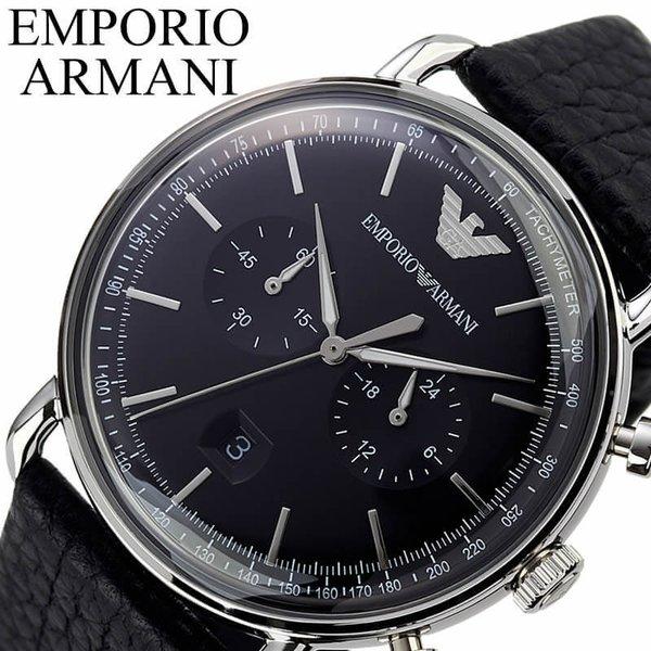 EMPORIO ARMANI 腕時計 エンポリオ アルマーニ 時計 アビエイター AVIATOR メ...