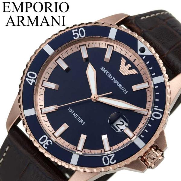 エンポリオ アルマーニ 腕時計 EMPORIO ARMANI 時計 ダイバー DIVER メンズ 男...