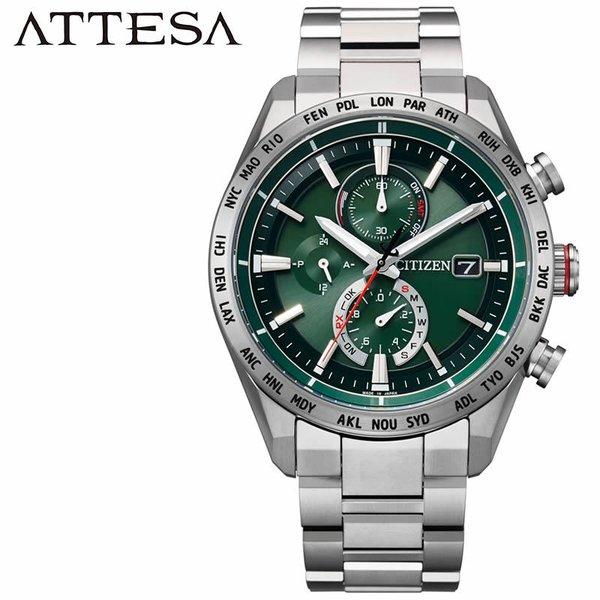 シチズン 腕時計 CITIZEN 時計 アテッサ ATTESA メンズ グリーン AT8181-63...