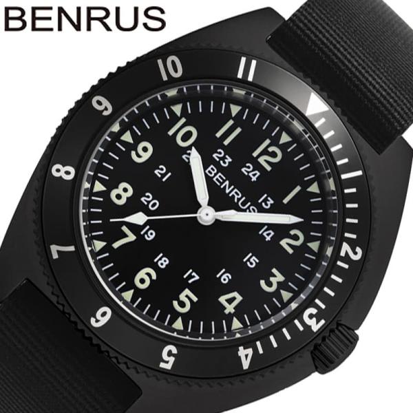 ベンラス 腕時計 ミリタリー腕時計 BENRUS ミリタリー 時計 メンズ サバゲー タイプ2 TY...