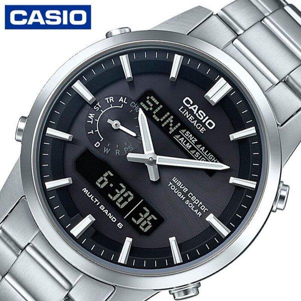 カシオ 電波 ソーラー 腕時計 CASIO 時計 リニエージ LINEAGE 男性 メンズ LCW-...