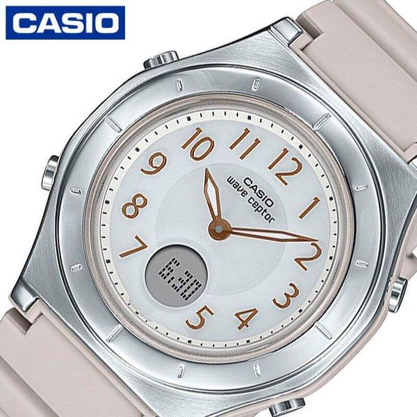 カシオ 電波 ソーラー 腕時計 CASIO 時計 ウェーブセプター wave ceptor 女性 レ...