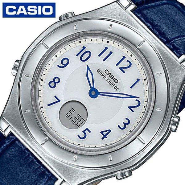 カシオ 電波 ソーラー 腕時計 CASIO 時計 ウェーブセプター wave ceptor 女性 レ...