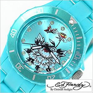 ED HARDY ガラス時計 エドハーディー腕時計 EdHardy時計 Ed Hardy 腕時計 エド ハーディー