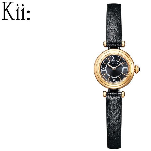 CITIZEN Kii 腕時計 シチズン キー 時計 レディース 腕時計 ブラック EG7082-1...