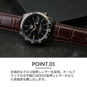 【互換品】【セイコー5 対応】MOD ブラック...の詳細画像2