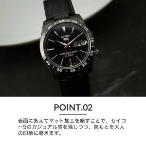 【互換品】【セイコー5 対応】MOD ブラック...の詳細画像3