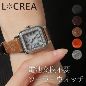 【 電池交換不要 アクセサリー ソーラー ウォッチ 】 日本製 LCREA 腕時計 ルクレア 時計 アンティーク ソーラーウォッチ レディース腕時計 女性用時計 レトロ｜hstyle