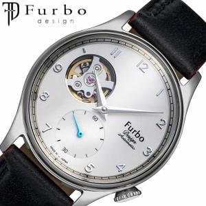 フルボ デザイン シェイブオフ 腕時計 Furbo design Shave off 時計 メンズ NF03W-BK 男性 ホワイト ブラック 機械式 自動巻き 人気 大人 話題 本気 素敵