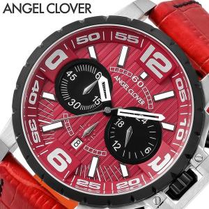 AngelClover 腕時計 エンジェルクローバー 時計 タイムクラフト TIME CRAFT メンズ 腕時計 レッド NTC48SRE-REN｜hstyle