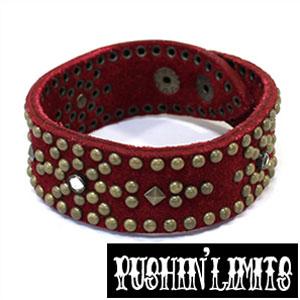 プッシンリミッツ ブレスレット Pushin'Limits アクセサリー Re BOUS Age PLB-3-BURGUNDY セール｜hstyle