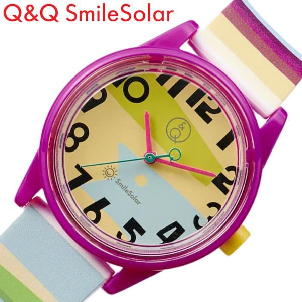 シチズン 腕時計 Q&amp;Q 時計 CITIZEN ソーラー 防水 軽い スマイルソーラー Smile ...