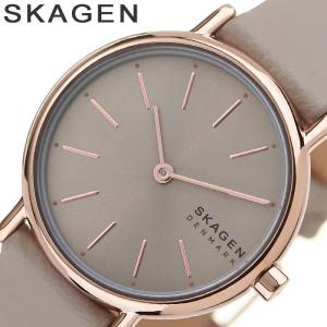 スカーゲン 腕時計 SKAGEN 時計 シグニチャー リレ SIGNATUR LILLE レディース 腕時計 グレージュ デート お出かけ 大学 カジュアル シンプル アナログ かわいい｜hstyle