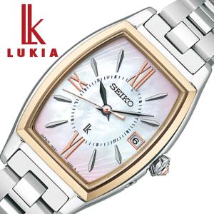 セイコー 腕時計 SEIKO 時計 セイコー SEIKO ルキア LUKIA 女性 向け レディース 電波ソーラー クォーツ Grow AW Recommend Color Garnet Glow SSQW076｜hstyle