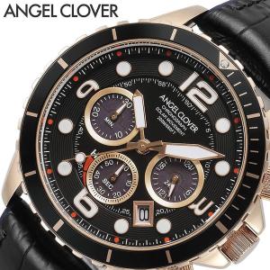 AngelClover 腕時計 エンジェルクローバー 時計 タイムクラフト ダイバー TIME CRAFT DIVER メンズ 腕時計 ブラック TCD45PBK-BK｜hstyle