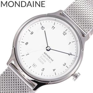 希少】モンディーン エヴォ クロノグラフ 30304 ホワイト MONDAINE