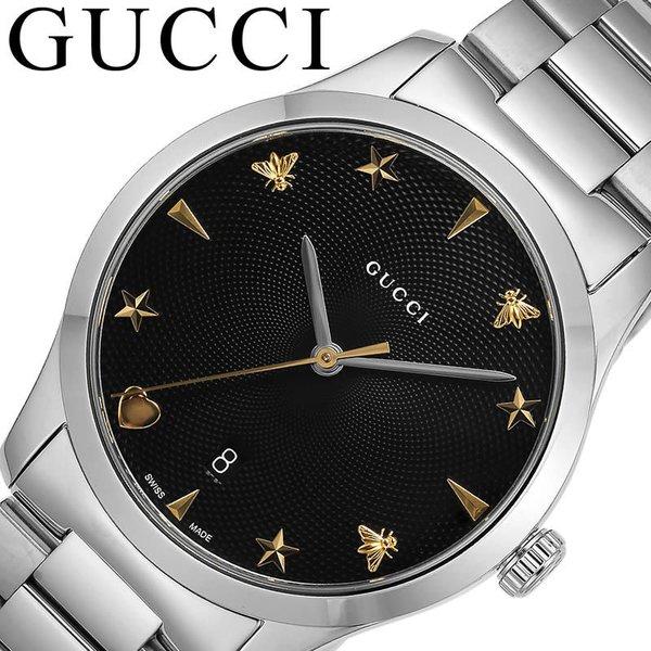 GUCCI 腕時計 グッチ 時計 ジータイムレス G-Timeless メンズ 腕時計 ブラック Y...