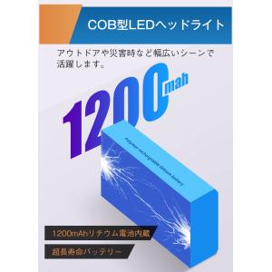 在庫処分 ヘッドライト 充電式 LED ヘッド...の詳細画像3