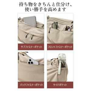 送料無料 3WAYショルダーバッグ 大容量 防...の詳細画像4