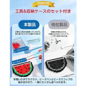 送料無料 アイロンビーズ セット パーラービー...の詳細画像4