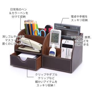 送料無料 卓上収納 文房具収納 メイクボックス...の詳細画像3